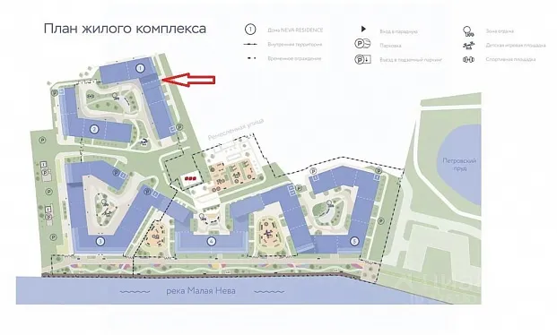 1-комн. квартира, р-н Петроградский